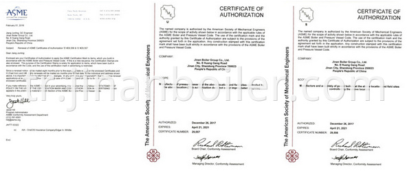 Company Certificates